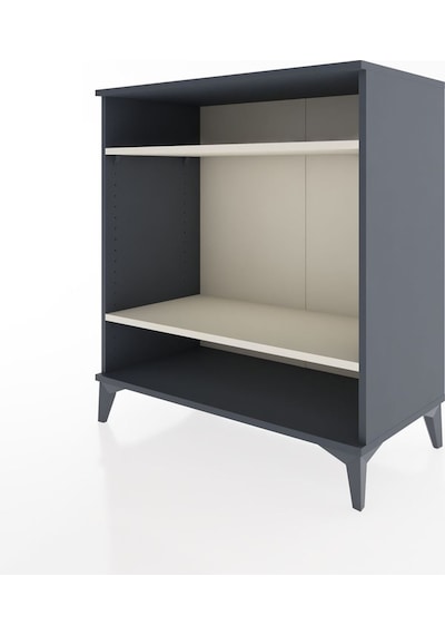 Hyperion Şifonyer 2 Raflı 88x44x96 Antrasit-aytaşı Antrasit