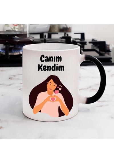 Canım Kendim Tasarımlı Sihirli Kupa
