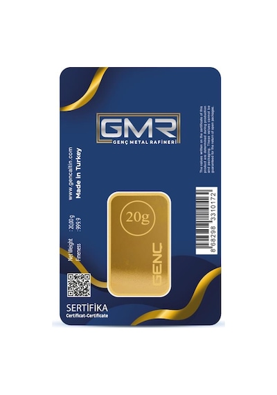 Rimagold 20 Gr 24 Ayar 999.9 Milyem Gmr Gram Altın