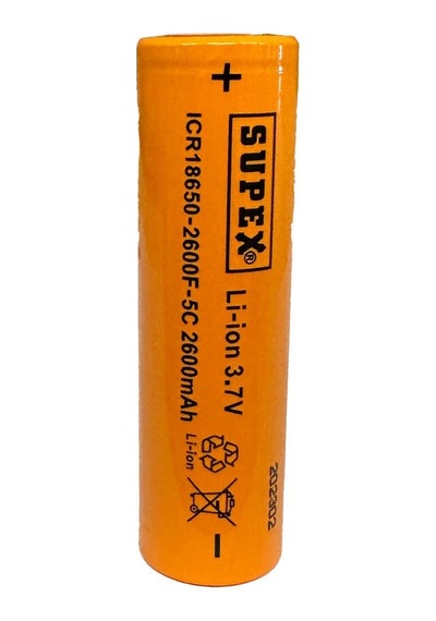 Icr18650-2600f-5c Li-ıon 3.7v 2600mah 5c Deşarj Akımı Düz Kafa Pil