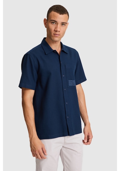 U.S. Polo Assn. U.s. Polo Assn. Erkek Lacivert Gömlek Kısa Kollu 50324739-vr033