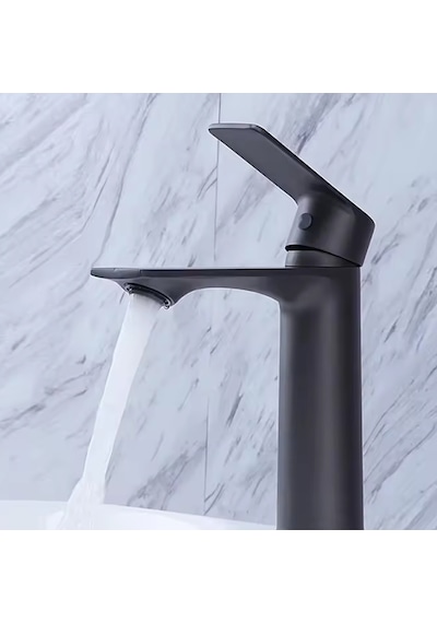 Fawer Faucet & Shower Siyah Lavabo Bataryası - 600 -by Siyah