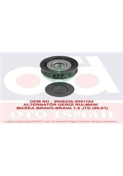 INA 535002310 V Kayış Gergi Rulmanı Doblo 01-05 Marea Brava Bravo 1.9 Jtd
