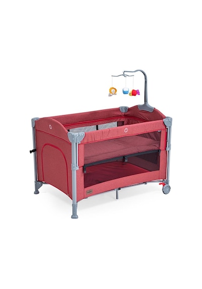Baby2go 2254 Culla Anne Yanı Oyun Parkı Park Yatak 70 x 110 Cm Kırmızı