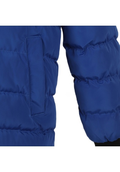 Slazenger CALISTO NEW Çocuk Kapüşonlu Şişme Saks Mavi Mont & Kaban