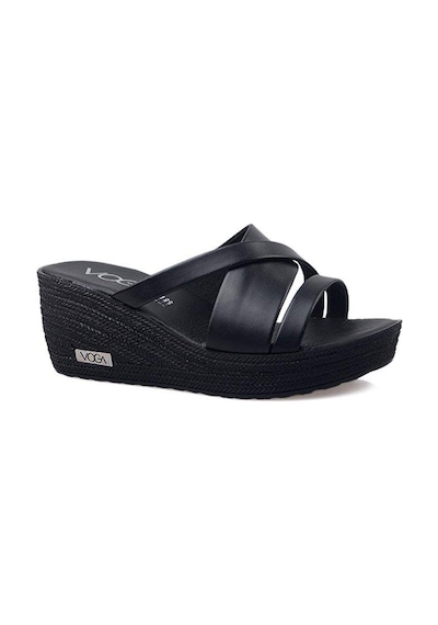 Voga 2036 Dolgu Topuk Comfort Casual Kadın Terliği