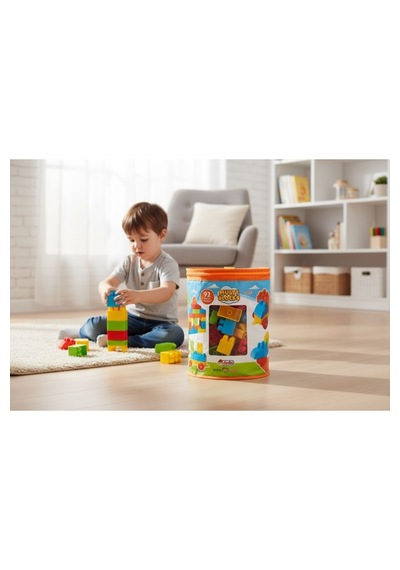 Dede Multi Blocks 92 Parça Eğitici Oyuncak Renkli Blok Seti 18 Ay+