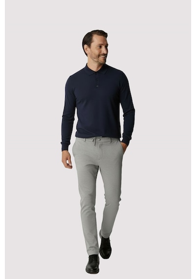 İgs Gri Beli Lastikli İpli Erkek Pantolon Konfor Kalıp-25958