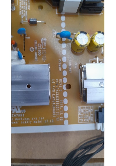 EAX66883501(1.5) EAY64388801 LG Uyumlu 43UH610V Besleme Kartı