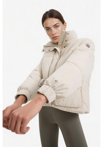Defacto Su Geçirmez Oversize Fit Çıtçıtlı Şişme Bej Kadın Mont E9266ax/bg779 Bej