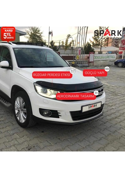Volkswagen Tiguan 2012-2015 Yıl Aralığı Uyumlu Kaput Rüzgarlığı 4mm