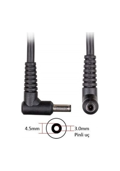 Asus Uyumlu GAMİNG 4.5X3.0 MM 150W ADAPTÖR KABLOSU