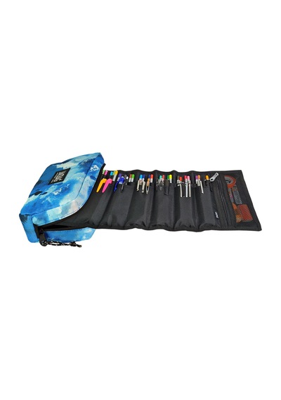 Jacbag Organizer Roll Up-rulo Organizer Kalem Çantası Organizer Roll Up-mavi Bulut renkli