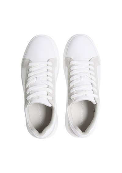 Calvin Klein Jeans Erkek Chunky Cupsole Mg Canvas Ayakkabı Ym0ym0121902s Beyaz