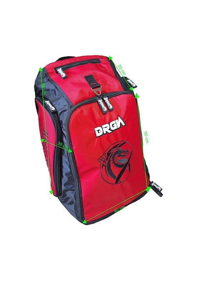 Dragondo Drgn Mbag25 Multimodal Sırt Çantası Kırmızı Çok Fonksiyonlu Sırt Çantası Siyah