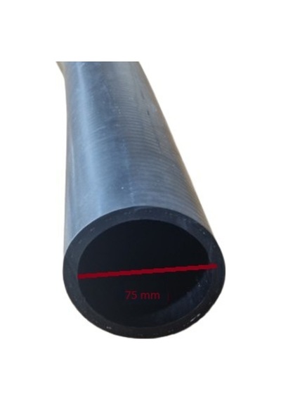 Kauçuk Düz Hortum Q:75mmx100cm