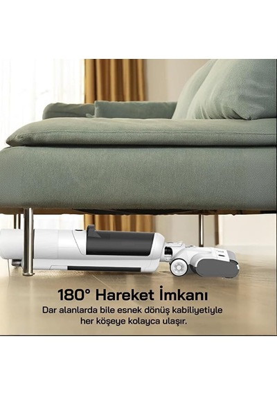 Sfc-4103 Şarjlı Islak Kuru Zemin Süpürgesi Bldc Motor, Otomatik Temizlik, Led Işıklı Başlık