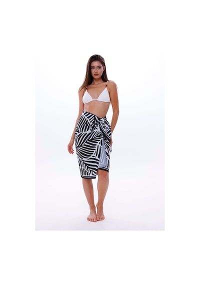 Tarzını Seç Pareo Zebra Desenli 150x95 Cm Çok Renkli