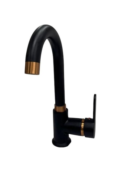 Armour Armatür Lavabo Bataryası Siyah Rose Siyah