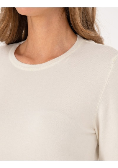 Pierre Cardin Kadın Ekru Kazak /triko 50310735-vr019 Ekru