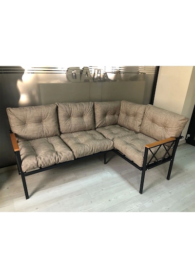 Miami Köşe Koltuk Takımı , 2+2 Balkon-bahçe-çay Seti-mutfak Köşesi Cappuccino Miami Köşe Koltuk Takımı , 2+2 Balkon-bahçe-çay Seti-mutfak Köşesi Cappuccino