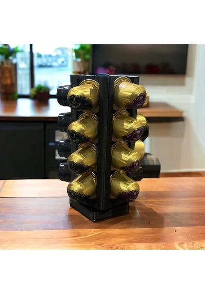 Nespresso Ve Starbuck Uyumlu Kapsül Kahve Tutucu - Hareketli Dönebilen Kapsül Kahve Standı