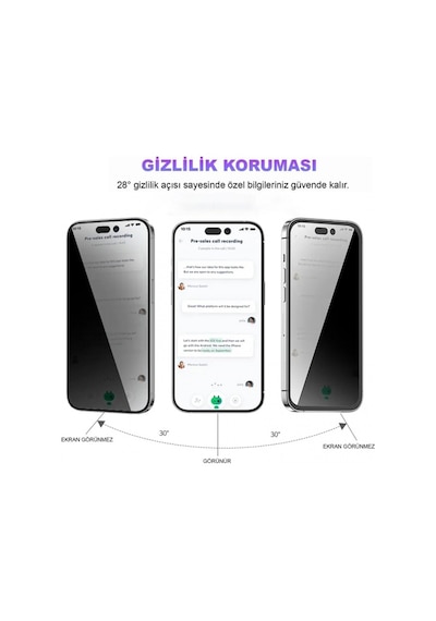 Apple Uyumlu   iPhone 17 Air Yansıma Önleyici Ar Teknolojili Cam Ekran Koruyucu