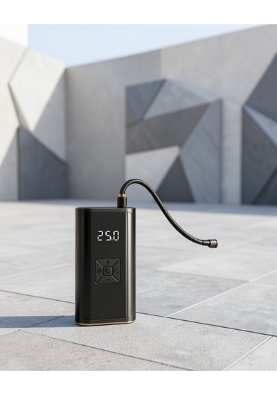 Dijital Lastik Pompası Kablosuz 12v Powerbank Destekli