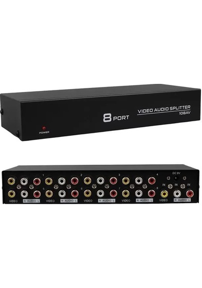 Pm-4832 8 Port Video Stereo Audio Dağıtıcı Çoğaltıcı 1024x768-85hz