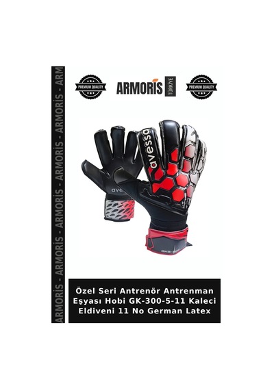 Özel Seri Antrenör Antrenman Eşyası Hobi Gk-300-5-11 Kaleci Eldiveni 11 No German Latex Çok Renkli