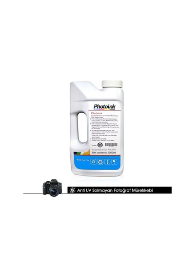 Canon Uyumlu Anti Uv Mavi Solmayan Mürekkep 1000 Ml