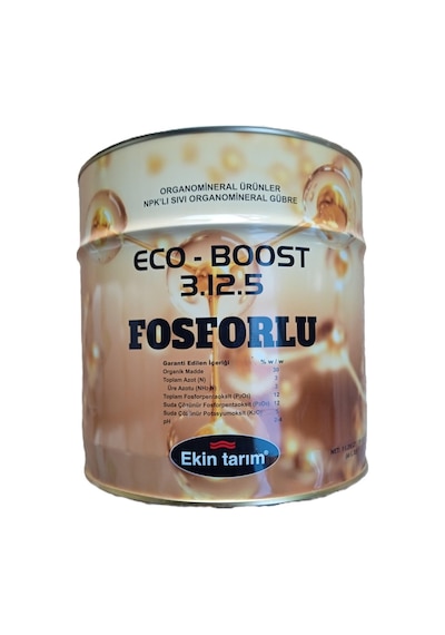 Eco-Boost (3-12-5) Fosforlu Organomineral Sivi Gübre (15 KG)