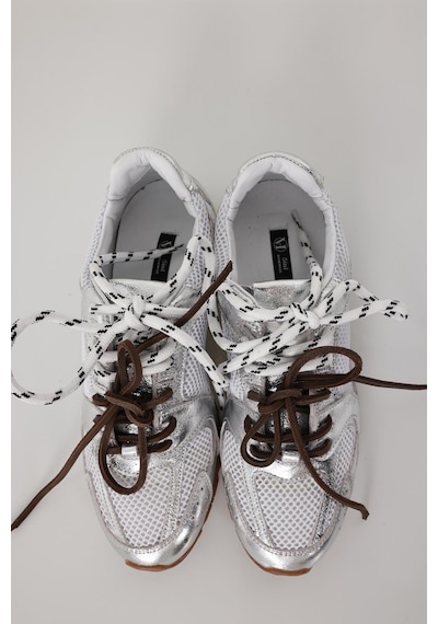 Gümüş Fileli Sneaker 24301 Gümüş
