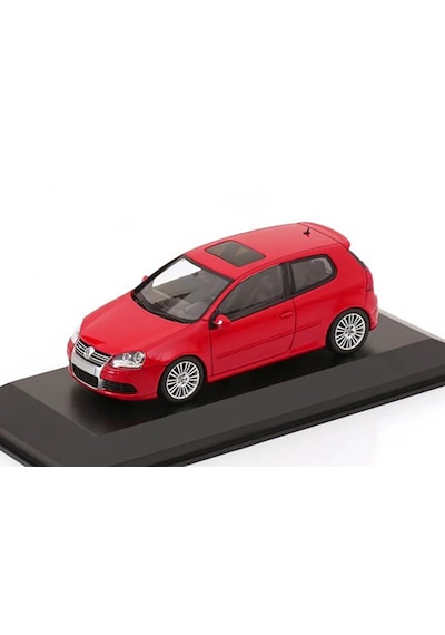 1:43 Ölçek Maxichamps 2005 Volkswagen Golf 5 R32 Diecast Metal Minyatür Model Araba 10cm