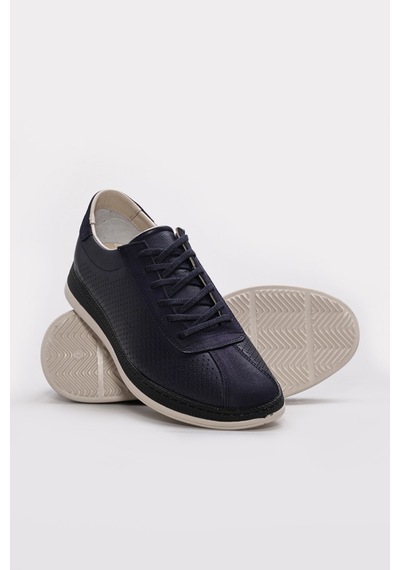 Fast Step Hakiki Deri Erkek Casual Ayakkabı 951ma400 Lacivert