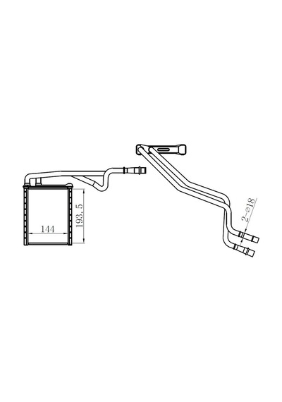 Orıs Kfr082026 Kalorıfer Radyatörü Brazing Courıer 14 Ecosport 1.6tdcı 13 17 B-max 1.0 Ecoboost 1.5 1.6tdcı 12 15 Av11 18b539 Aa-av11 18b539 Ca-