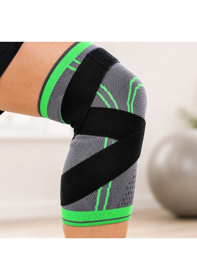 Ayarlanabilir Diz Desteği Çapraz Bantlı Spor Koşu Fitness Dizliği
