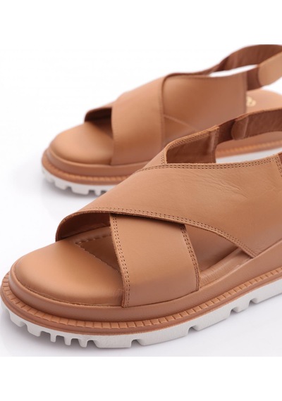 Dgn M-8 Kadin Sandalet Taba