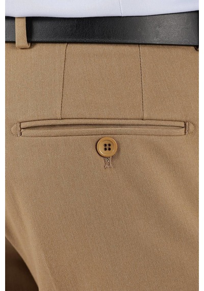Efor P 1137 Slim Fit Taba Klasik Pantolon Taba
