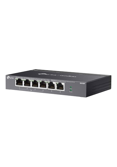 TP-Link DS106P 6 Port 10/100 Mbps + 4 Port Poe+ Yönetilemez Switch