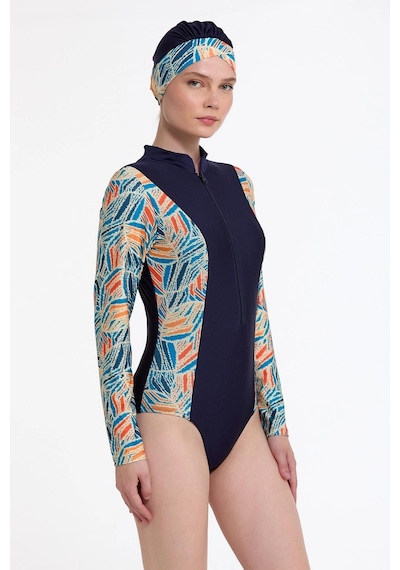 Angbutik Argento 0764-328 Kadın Body Tesettür Takımı Renkli