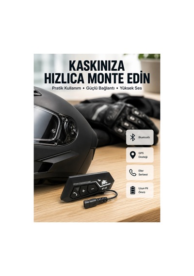 Motosiklet Sürüşleri İçin Bt22 Kask Bluetooth Kulaklık Mikrofonlu Yeni Nesil Çok Renkli