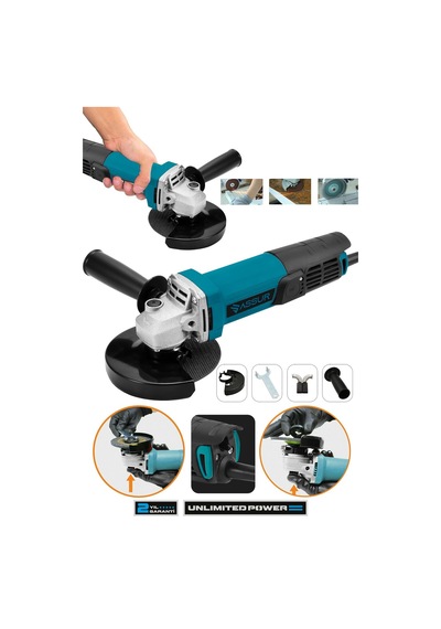 Assur 550W AVuç Taşlama Makinesi 125mm Bakır Sargılı Spiral - 1715