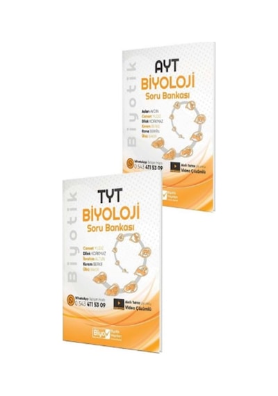 Biyotik Yayınları Tyt Ve Ayt Biyoloji Soru Bankası