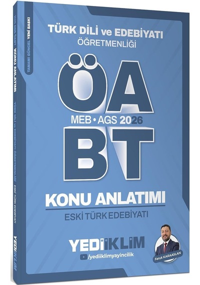 Yediiklim 2026 Meb Ags Öabt Türk Dili Ve Edebiyatı Öğretmenliği Eski Türk Edebiyatı Konu Anlatımı