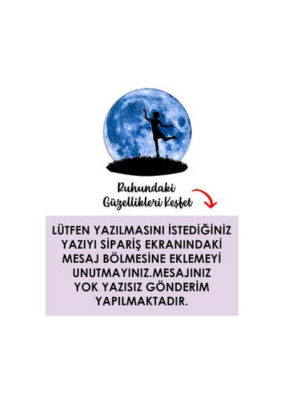 Kişiselleştirilebilir Led Işıklı Epoksi Cam Katmanlı Tablo Zoey Dolunay Mavi - 738149267 Mavi