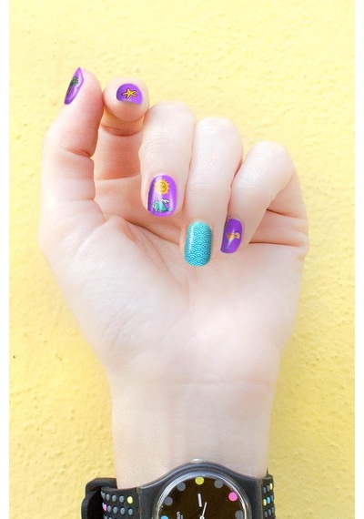 Summer Tırnak Dövmesi, Tırnak Tattoo, Nail Art, Tırnak Sticker