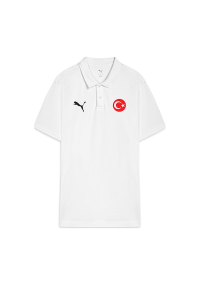 Puma Basketbol Erkek Polo Tişört 671024 02 Beyaz