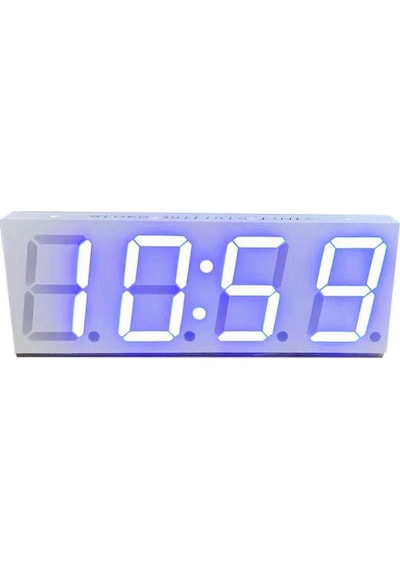 WBT Wifi 4 Digit Led Display Saat / Alarm Modülü - Mavi