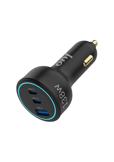 Juo 138w 3 Portlu Type-c + Usb-a Araç Şarj Aleti Pd 3.0 & Qc 4.0 Hızlı Araç İçi Şarj Cihazı